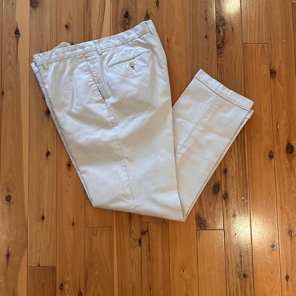 Ring jacket stone cotton trousers